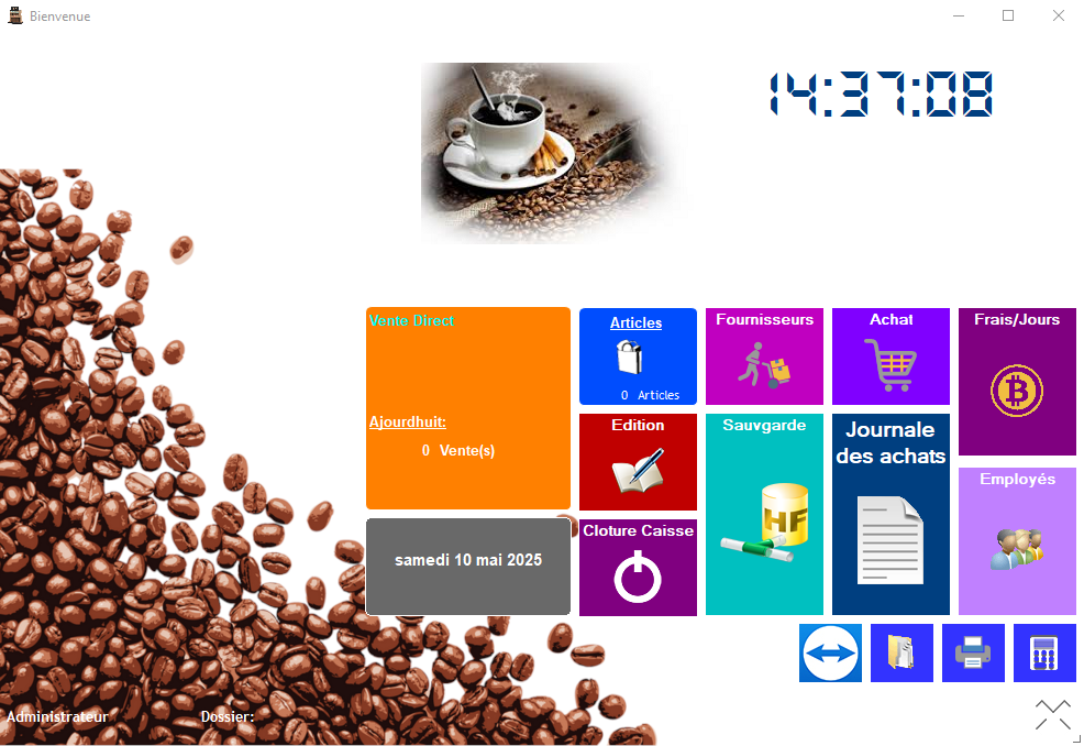 برنامج تسيير المقهى ( نسخة الهاتف المحمول عند الطلب )